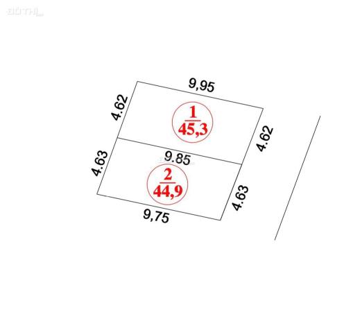 Siêu phẩm 2 lô chợ Kim Xuân Nộn giá rẻ nhất quận Đông Anh 14623797