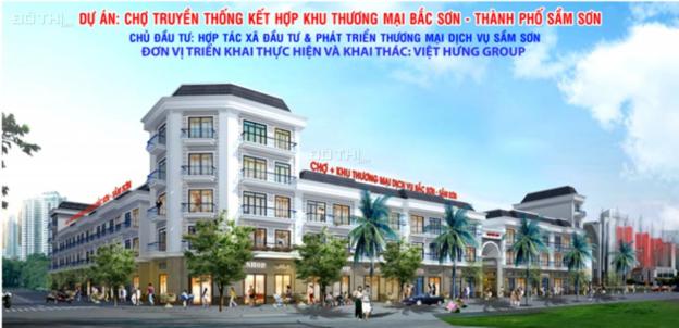Bán nhà riêng Khu thương mại Bắc Sơn Market 50m2 - 3,5 tầng, Phố Bà Triệu, P. Bắc Sơn 14626894