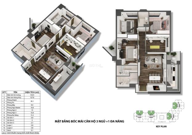 Em bán căn hộ 127.5 m2 tầng 9 dự án Tecco Garden 14642370