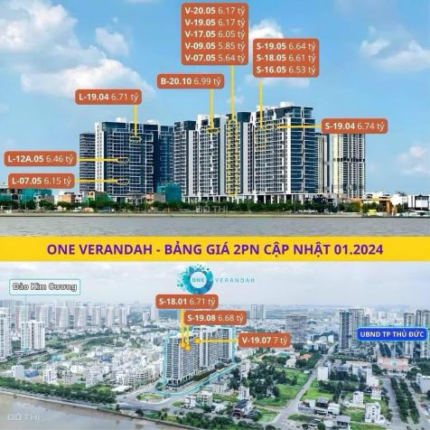 Chủ đầu tư có căn 3 phòng ngủ căn hộ One Verandah Mapletree, Quận 2, 95.1m2 giá 8ty855 14657885