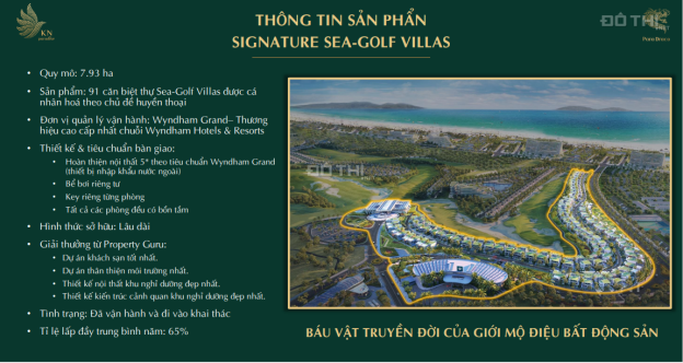 CHUYỂN NHƯỢNG CĂN VILLA  4PN  VIEW GOLF GẦN BIỂN - CÁCH SÂN BAY 1,5km GIÁ 31ty 14213404