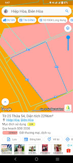 Bán đất mặt đường cầu Thống Nhất, Phường Hiệp Hòa, Biên Hòa,diện tích 5250m2 giá 12 Triệu 14666299