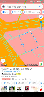 Bán đất mặt đường cầu Thống Nhất, Phường Hiệp Hòa, Biên Hòa,diện tích 5250m2 giá 12 Triệu 14666299