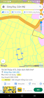 Bán đất tại Xã Sông Ray, Cẩm Mỹ, Đồng Nai diện tích 969m2 giá 290 Triệu 14666301