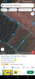 Bán đất tại Xã Xuân Bắc, Xuân Lộc, Đồng Nai diện tích 9400m2 giá 3.9 Tỷ 14666306