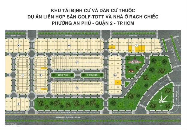 Bán đất khu tái định cư Him lam nam rạch chiếc, An phú quận 2. DT 100m2 đường lớn 16m 14670145