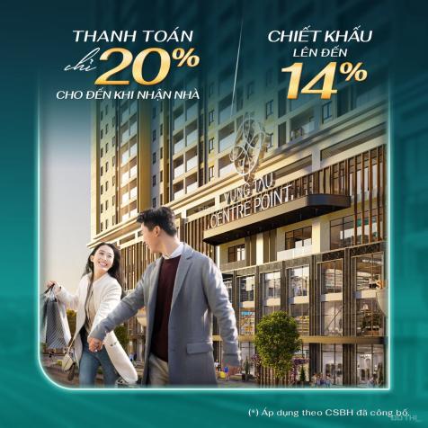 Hot! Chỉ TT 35% dừng lại sở hữu lâu dài căn hộ Vung Tau Centre Point, full nội thất - LH: 0983076ại 14671711