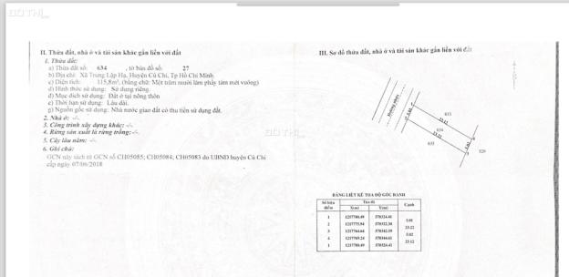 Bán2 lô đất MT đường nhựa 8m, 1 sẹc ngắn Tỉnh Lộ 2, 116m full thổ/ lô, xã Trung Lập Hạ, Củ Chi 14680394