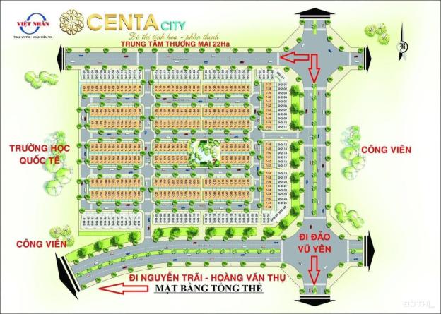 Bán căn liền kề centa city thuỷ nguyên giá 3,5ty, 3 tầng .75m2 14684823