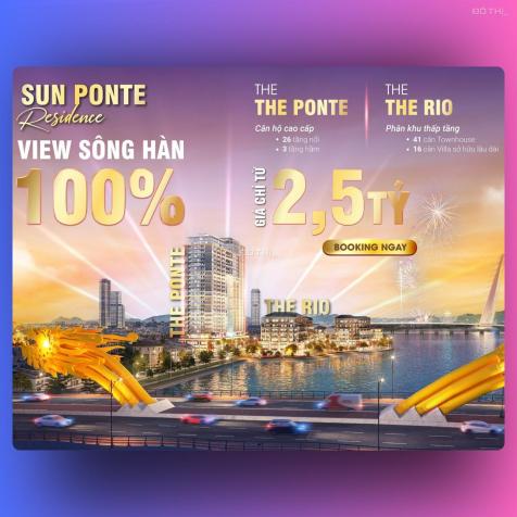 Nhận đặt chỗ 100% view sông, cầu Rồng căn hộ HH3 Sun Ponte Đà Nẵng chiết khấu ngay 1- 3% 14689816