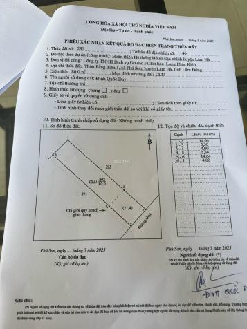 Bán đất lô đất mặt tiền đường nhựa xã Phú Sơn, Lâm Hà, Lâm Đồng giá đầu tư. 14709378