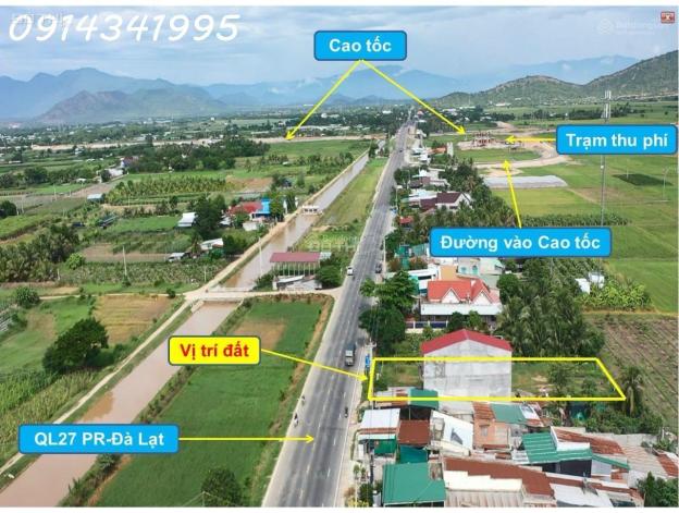 Nút giao cao tốc Cam Lâm Vĩnh Hảo. Mặt QL27A, 20x50m sân bay Thành Sơn 5km, QL1 6km, 12km tới biển 14712122