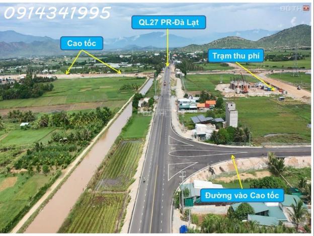 Nút giao cao tốc Cam Lâm Vĩnh Hảo. Mặt QL27A, 20x50m sân bay Thành Sơn 5km, QL1 6km, 12km tới biển 14712122