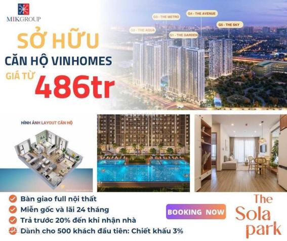 Cơ hội cuối cùng sở hữu căn hộ giá rẻ nhất Vinhomes Smart City -Imperia The Sola Park giá từ 5x tri 14716196