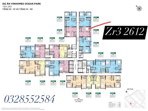 Bán căn hộ 1PN 43.3m2 - ZR32612 - Phân khu The Zurich - Vinhomes Ocean Park 14722822