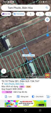Bán đất tại Phường Tam Phước, Biên Hòa, Đồng Nai diện tích 154m2 giá 1.290 Tỷ 14741312