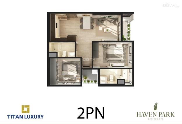 Bán căn hộ 2 ngủ 2 vệ sinh , 68m2 sử dụng - view Đảo - Chung cư Haven Park ECopark - Giá chỉ 3,1xxx 14744878