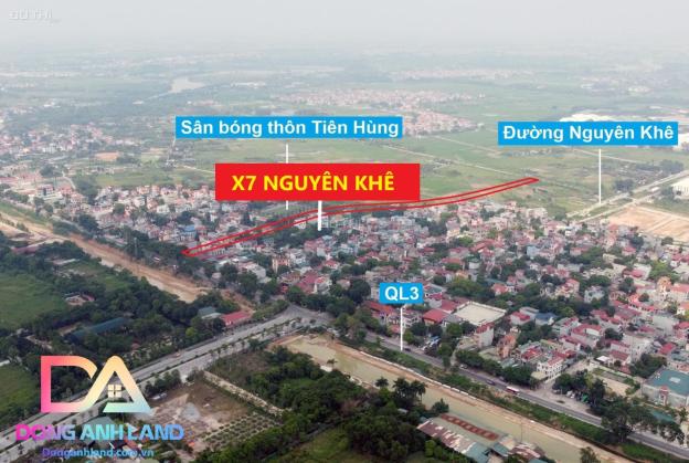 ✅Bán đất đấu giá X7 Tiên Hùng Nguyên Khê Đông Anh đường ô tô tránh 14747209