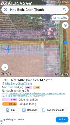 Bán đất 147m2 tại Đường Số 24, Ấp 4, Nha Bích, Chơn Thành, Bình Phước 14749035