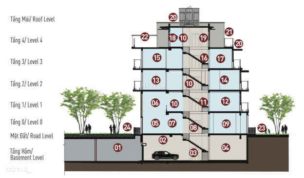 Căn Góc The Glen-Celadon City giá rẻ nhất, 1 hầm+1 trệt+4 lầu, view trực diện hồ sinh thái 16hecta 14753724