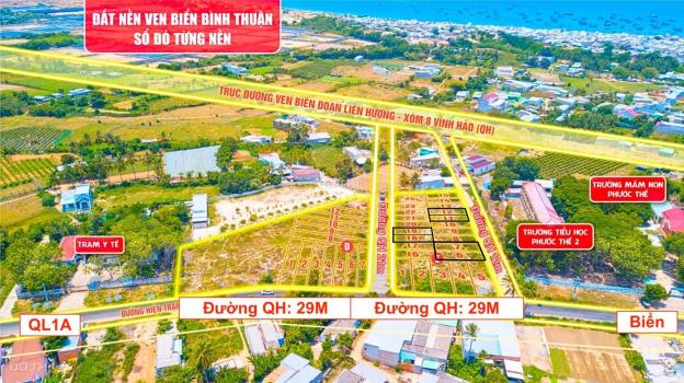 BÁN ĐẤT VEN MẶT BIỂN BÌNH THUẬN 969 TRIỆU 90M2 HUYỆN TUY PHONG VPĐD 76 QUANG TRUNG NHA TRANG BẢO 14755463