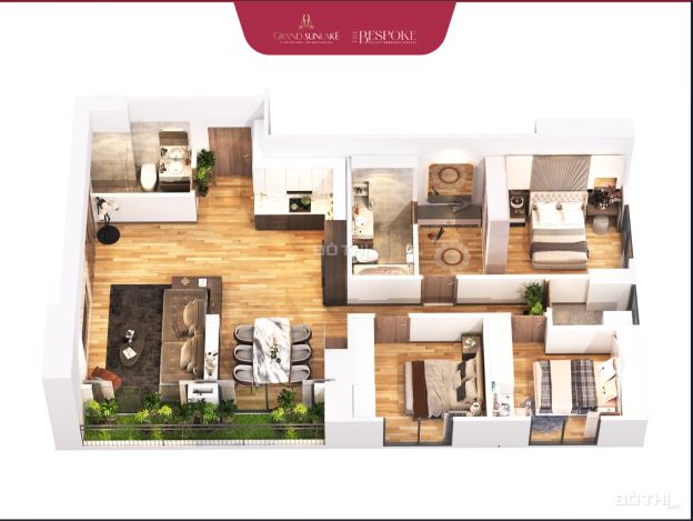 Mở bán căn hộ chung cư cao cấp tại Grand Sunlake Hà Đông, 90m2, giá chỉ từ 45tr/m2 14758949
