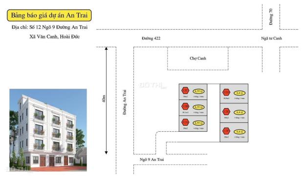 Bán nhà riêng tại Xã Vân Canh, Hoài Đức, HN. Diện tích sử dụng 155m2 giá 4.3 Tỷ.Lh 0818.340.242 14761820
