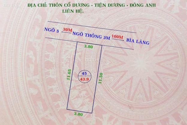 Bán đất cổ dương 44m oto thông chỉ nhỉnh 2 tỷ tỷ LH: 0936123469 14773701