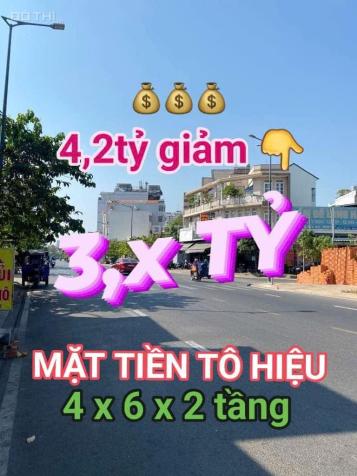 Bán Nhà Mặt Tiền Đường Tô Hiệu, Quận Tân Phú, Chủ Giảm 300tr, Nhà 4x6x2 Tầng 14777663