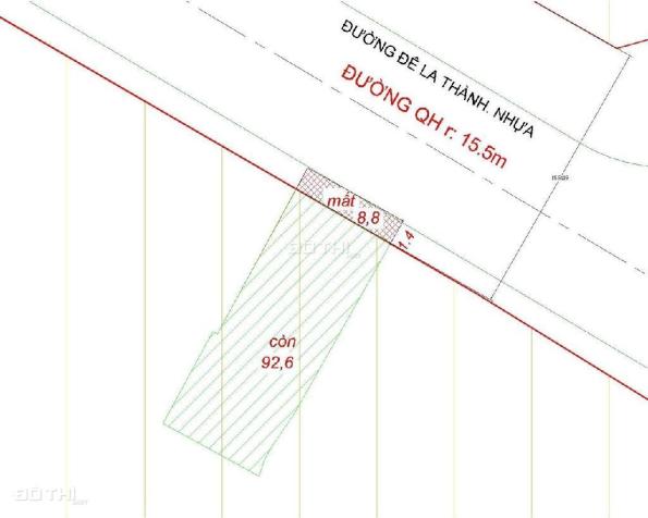 Bán nhà mặt phố ĐÊ LA THÀNH 100M, MT 6,5m, +31 Tỷ, Lô Góc,siêu đẹp 14783879