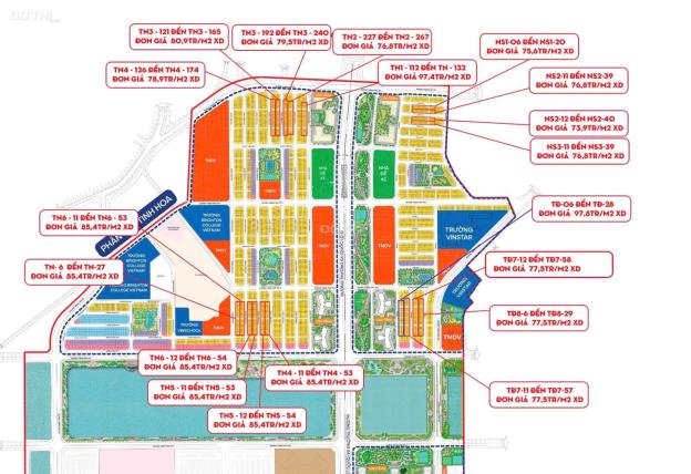 Bán nhà mặt phố khu thịnh vượng NS1-06)NS1-20 DIỆN TÍCH 62,5M2 DIỆN TÍCH XÂY DỰNG 280 19,TỶ 050 TRI 14785391