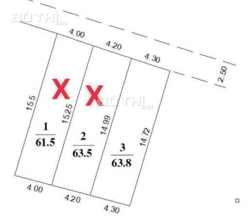 Bán đất tại Đường Vân Nội, Xã Vân Nội, Đông Anh, Hà Nội diện tích 63.8m2 giá 3.4 Tỷ 14790696