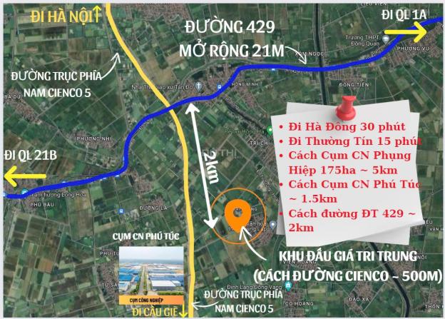 Bán Đất Đấu giá Đồng Mèo - Thôn Trung Lập, Xã Tri Trung, huyện Phú Xuyên 14798495