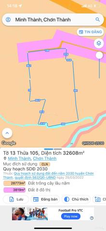 Bán đất xã Minh Thành , thị trấn Chơn Thành , tỉnh Bình 14805410