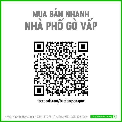 Bán nhà siêu phẩm ngay chợ Gò Vấp, hẻm 1/. Giá 2.5 tỷ 14808549