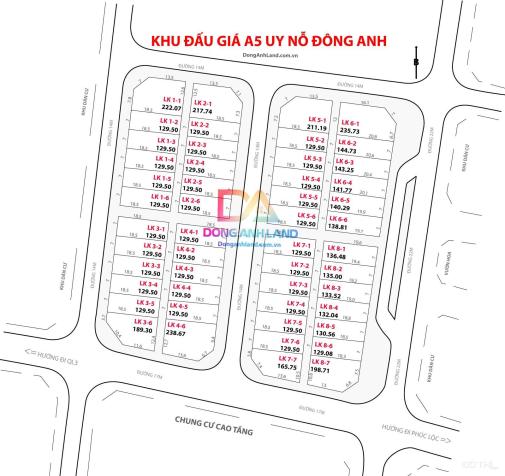 BÁN ĐẤT ĐẤU GIÁ A5 UY NỖ ĐÔNG ANH - KHU VƯỜN ĐÀO KINH DOANH 14537618