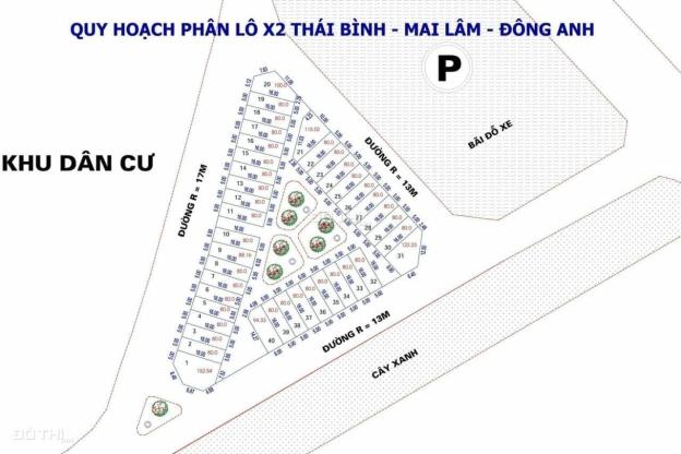 Bán đất đấu giá X2 Thái Bình Mai Lâm Đông Anh đường 10m 14205300