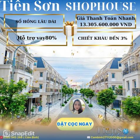 ĐỘT PHÁ KINH DOANH CÙNG 10 CĂN SHOPHOUSE TIÊN SƠN - VỊ TRÍ ĐẮC ĐỊA NHẤT ĐÀ NẴNG! 14813987