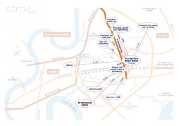 Bán lô đất G13, dự án Hoàng Anh Minh Tuấn đường Đỗ Xuân Hợp Q9, nền góc 2mt View sông 230.7m2 14819272