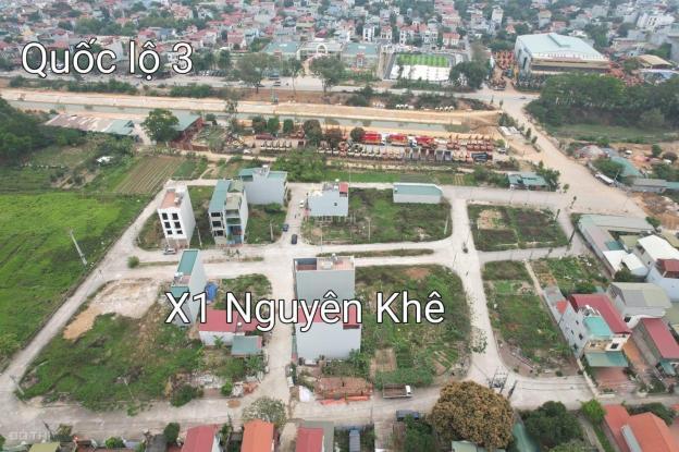 BÁN ĐẤT ĐẤU GIÁ X1 NGUYÊN KHÊ ĐÔNG ANH LÔ GÓC 98M2 GẦN KÊNH ĐÀO QL3 14826969