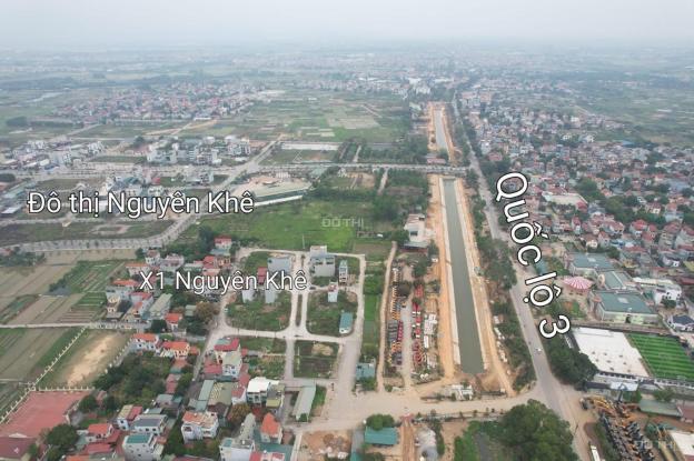 BÁN ĐẤT ĐẤU GIÁ X1 NGUYÊN KHÊ ĐÔNG ANH LÔ GÓC 98M2 GẦN KÊNH ĐÀO QL3 14826969