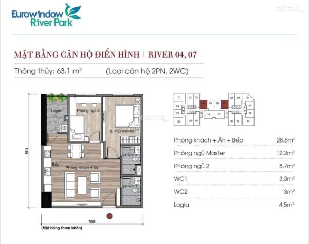 🔥🔥 BÁN GẤP CĂN HỘ 2 PHÒNG NGỦ VIEW SÔNG – GIÁ RẺ NHẤT DỰ ÁN!  14829828