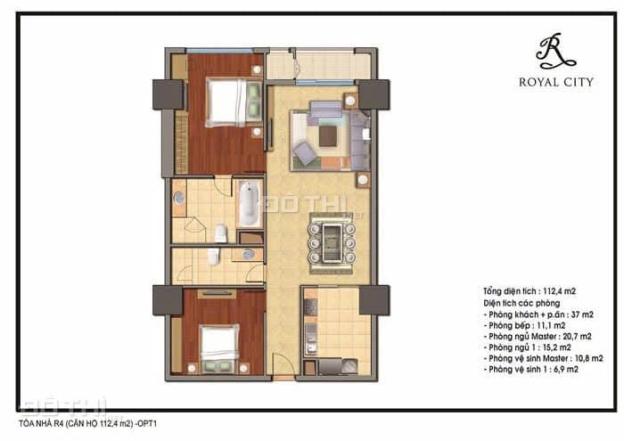 Căn hộ Royal City tòa R5 đang bán với giá ~82tr/m2, có slot ôtô 14833734