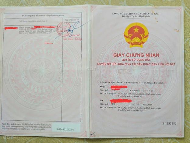 NHÀ CHÍNH CHỦ - GIÁ TỐT - Vị Trí Đẹp Tại Đường Cầu Giấy, Phường Dịch Vọng, Quận Cầu Giấy, Hà Nội 14840724