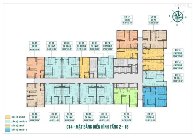 Bán Nhà Ở Xã Hội Quang Châu ( Vaga Home ) Studio 40m2, 1N+ Và 2 Ngủ 63m2. 14843642