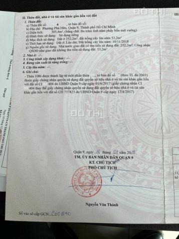 Đất sổ đỏ Nguyễn Duy Trinh, Phú Hữu, Q9, TP. HCM, 12,5 tỷ, 305m2 hàng hot 14848044