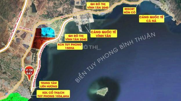 Chính chủ bán gấp! Đất biển gần CCN Tuy Phong, Cảng QT Vĩnh Tân, Đường QH 29m - giá chỉ 6tr/m2 14854874