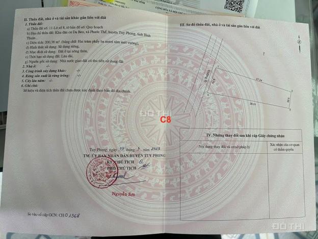 Chính chủ bán gấp! Đất biển gần CCN Tuy Phong, Cảng QT Vĩnh Tân, Đường QH 29m - giá chỉ 6tr/m2 14854874