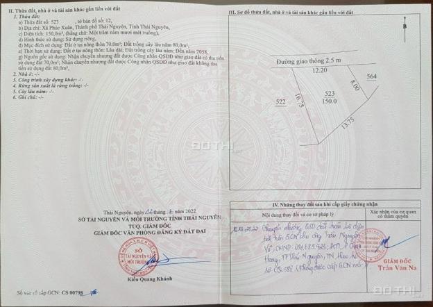 HOT: Bán đất cực rẻ, tại xã Phúc Xuân giáp Thắng. Chính chủ 4000m2 giá 1.9 14856086
