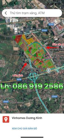 Quỹ đất TĐC đối diện V1N Dương Kinh- Kiến Thuỵ, mặt đường cầu rào 3. Tương lai gần rất đẹp, hiện vị 14859808